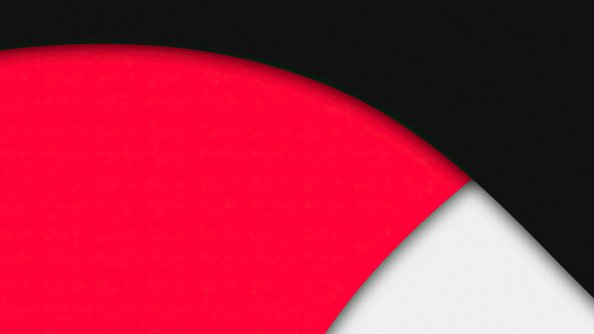 Red Black Grey Shapes Abstract 4k
