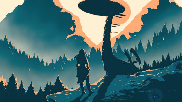 Aloy And Tallneck Horizon Zero Dawn 4k