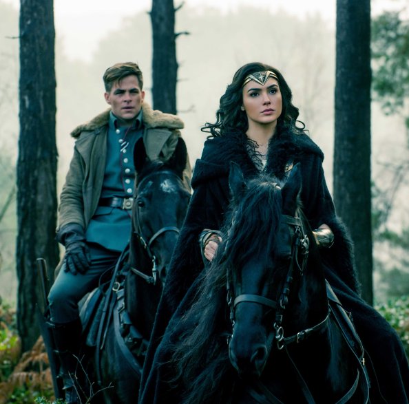 Chris Pine And Gal Gadot In Wonder Woman 2017