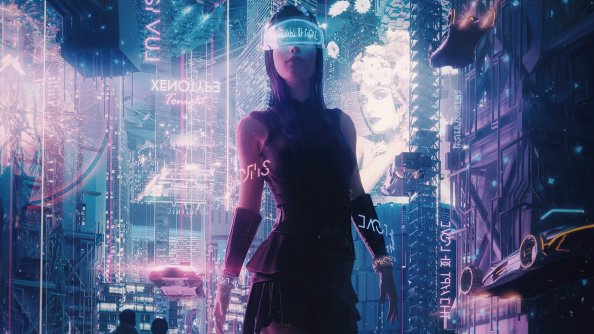 The Cyber City Girl 4k