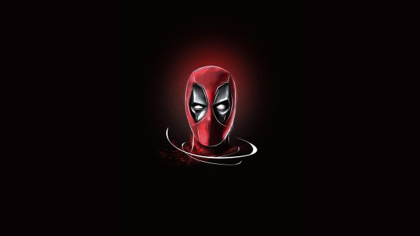Deadpool Minimal Art 4k