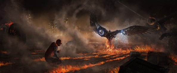 Vulture And Spiderman Homecoming 5k Artwork