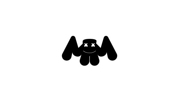 Marshmello Logo White