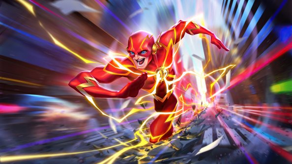 The Flash Anime Art 5k