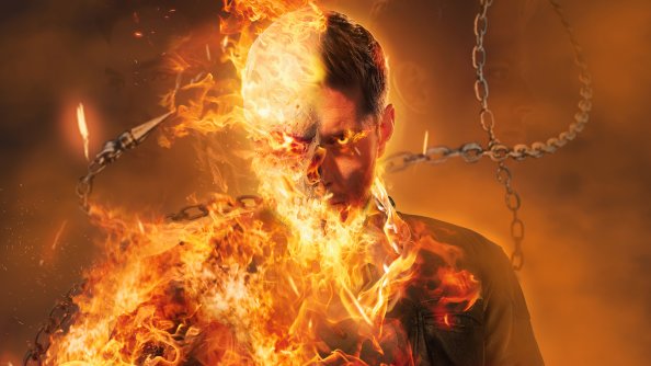 Ghost Rider Dean Winchester