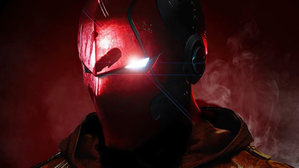 Red Hood Mask 4k