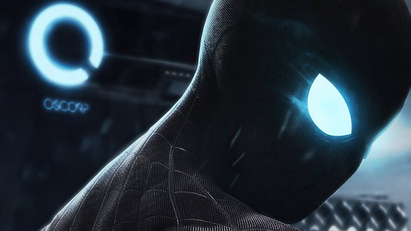 Spiderman Far From Home Neon 4k