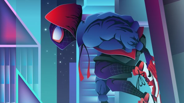 Spider Verse Miles 4k