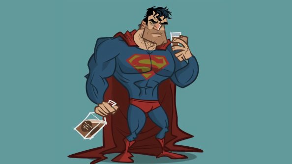 Drunk Superman 4k