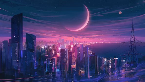 Cityscape Synthwave 5k