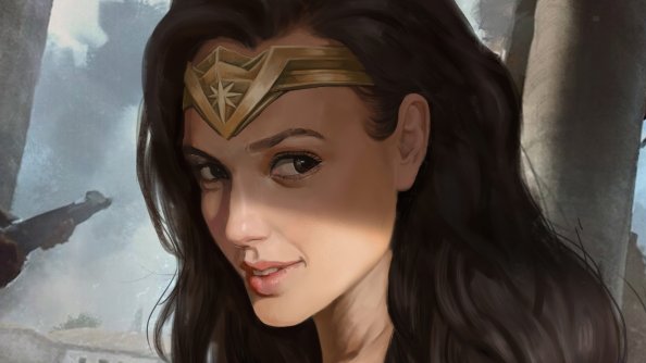Wonder Woman Closeup