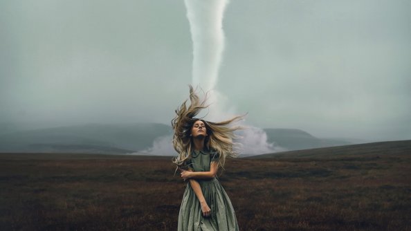 Girl Tornado Photography
