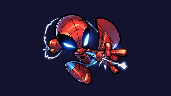 Chibi Spiderman Artwork