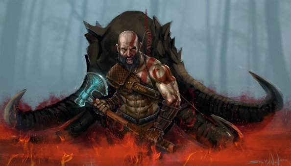 God Of War 4 Art