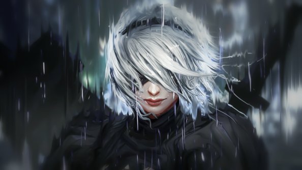 2b Nier Automata Girl Art