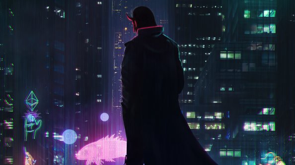 In Cyber City Cyberpunk
