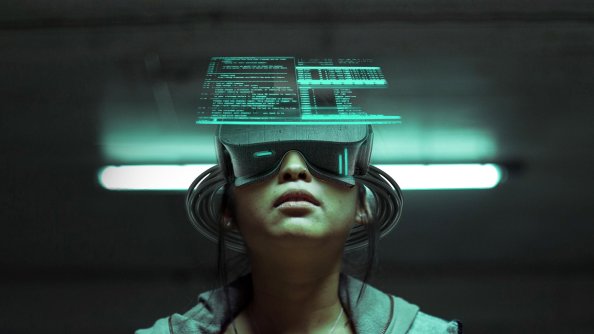 Cyberpunk Vr Girl Scifi
