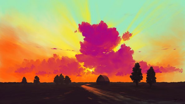 Evening Hue 4k