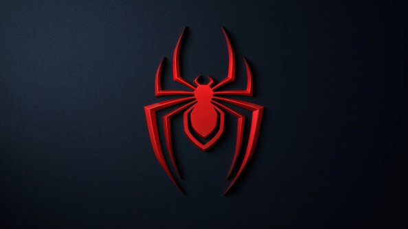 Spider Man Miles Morales Logo 4k