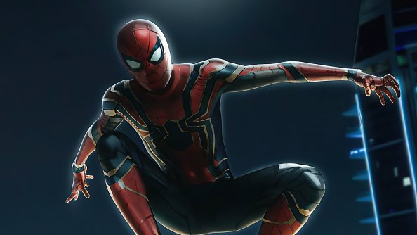 Spiderman Iron Suit 4k