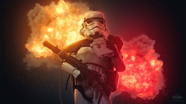 Stormtrooper Explosion 4k