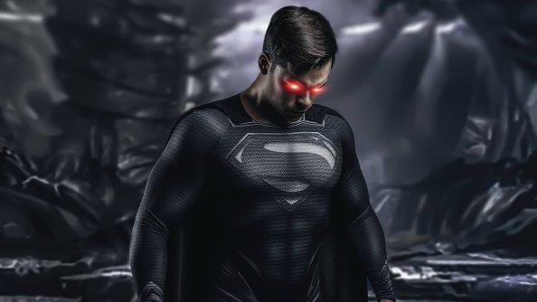 Superman Black Suit Cosplay 4k