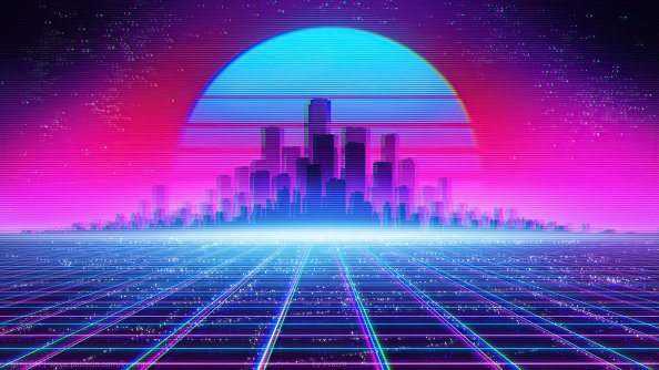Synthwave Cityscape 4k
