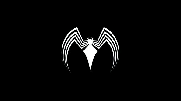 Venom Logo Dark 4k