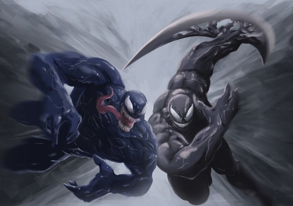 Venom Vs Riot 4k