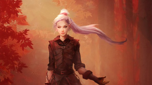 Long Ponytail Warrior Girl