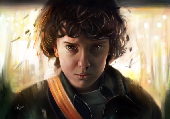 Stranger Things Eleven HD Artwork