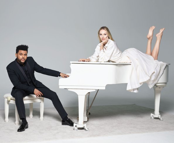 The Weeknd Courtney Love Harpers Bazaar 2017