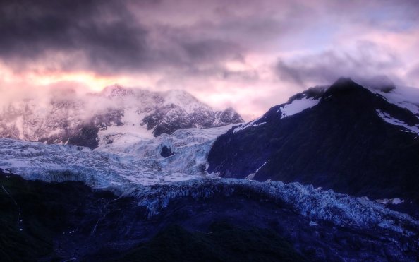 Landscape Snow Ice Mountains