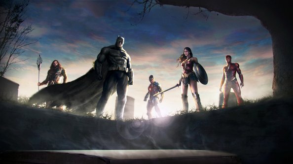 Justice League Team Superheroes Art
