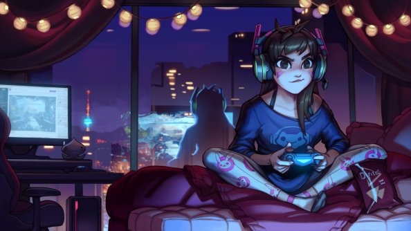 Dva Overwatch Cute Artwork