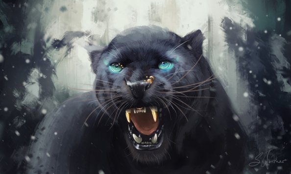 Black Panther Roar Artwork
