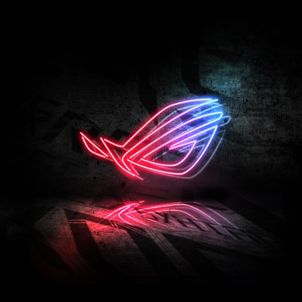 Rog Neon Logo 5k