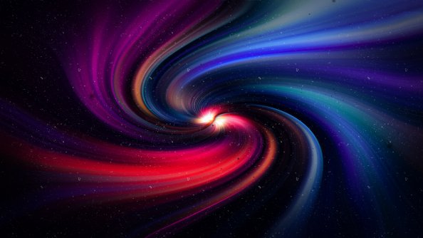 Abstract Galaxy Spiral 4k