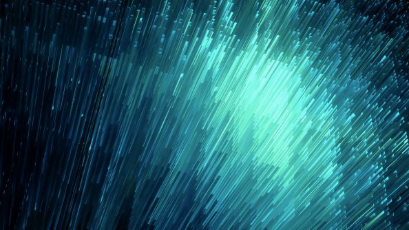 Abstract Blue Glass 4k