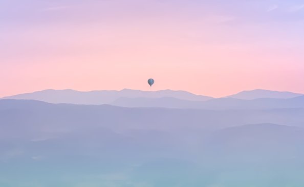 Air Balloon Minimal Morning