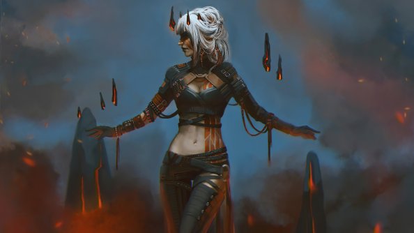 Fantasy Witch Women 4k