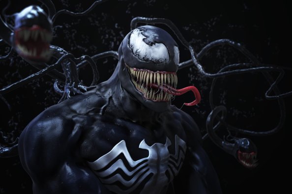 Venom Digital Artwork HD