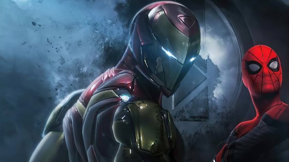 Iron Man And Spider 4k