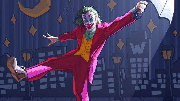 Joker Movie Illustration