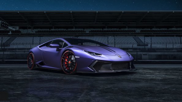 Purple Lamborghini 4k 2019