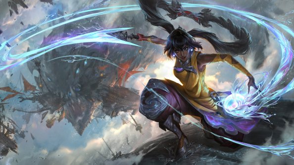 League Of Legends Champion Nilah Splash Art