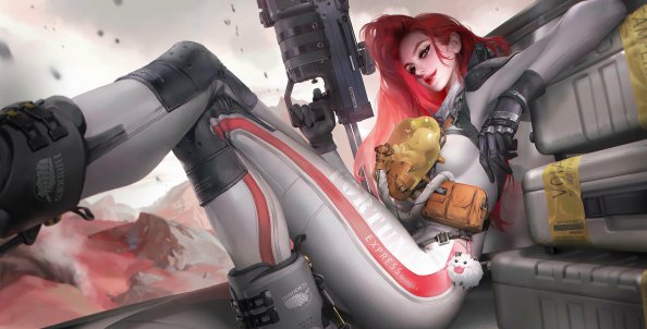 Death Stranding Of Miss Fortune 4k