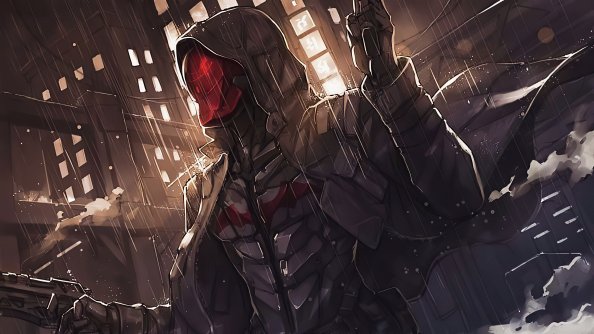 Red Hood Gotham 4k