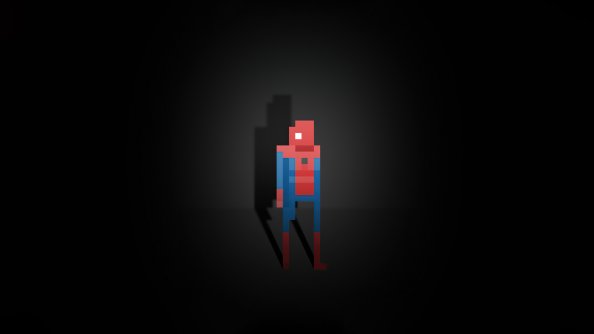 Spiderman Pixel Art 5k