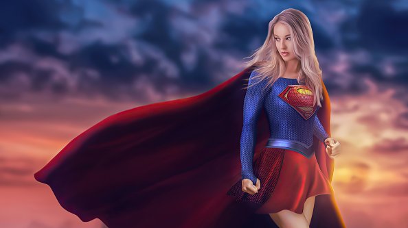 Supergirl 2020 Art 4k